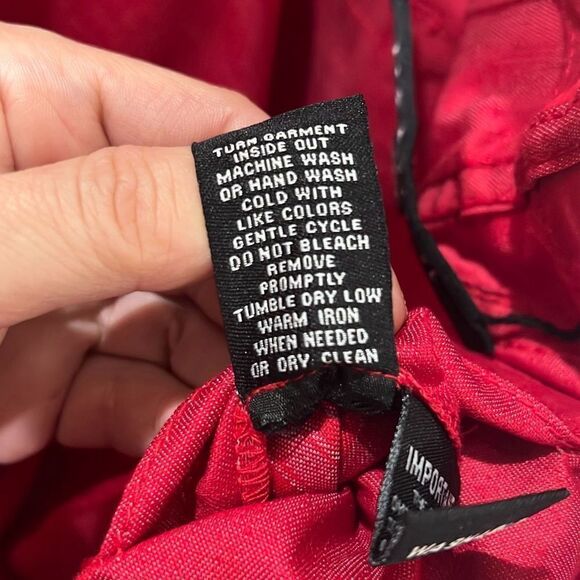 Zac & Rachel Reversible Shorts Red Red Stripe Size 10 NWT - Picture 13 of 15